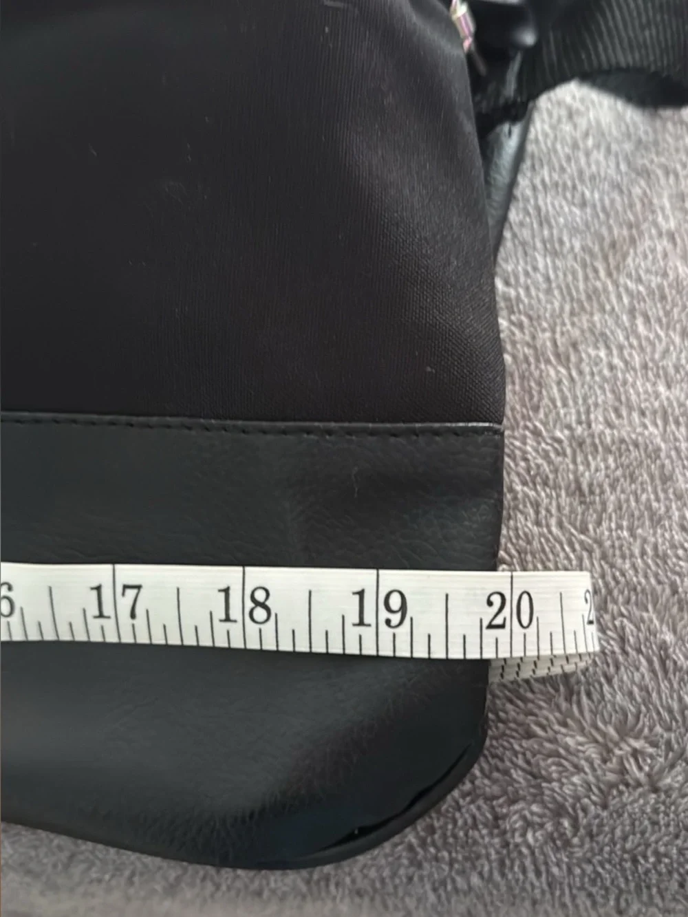Calvin Klein Black Embossed Logo Accessory Panel